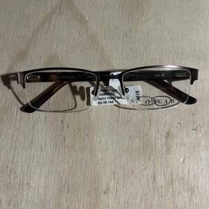 Oscar De La Renta Optical Men's OSM837 201 Semi Matte Brown Frames 53-18-140